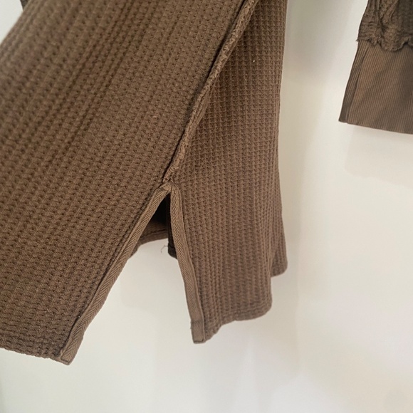 Free People L Travis Waffle Knit Tunic Top - Picture 7 of 14